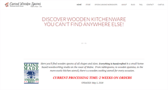 Desktop Screenshot of carvedwoodenspoons.com